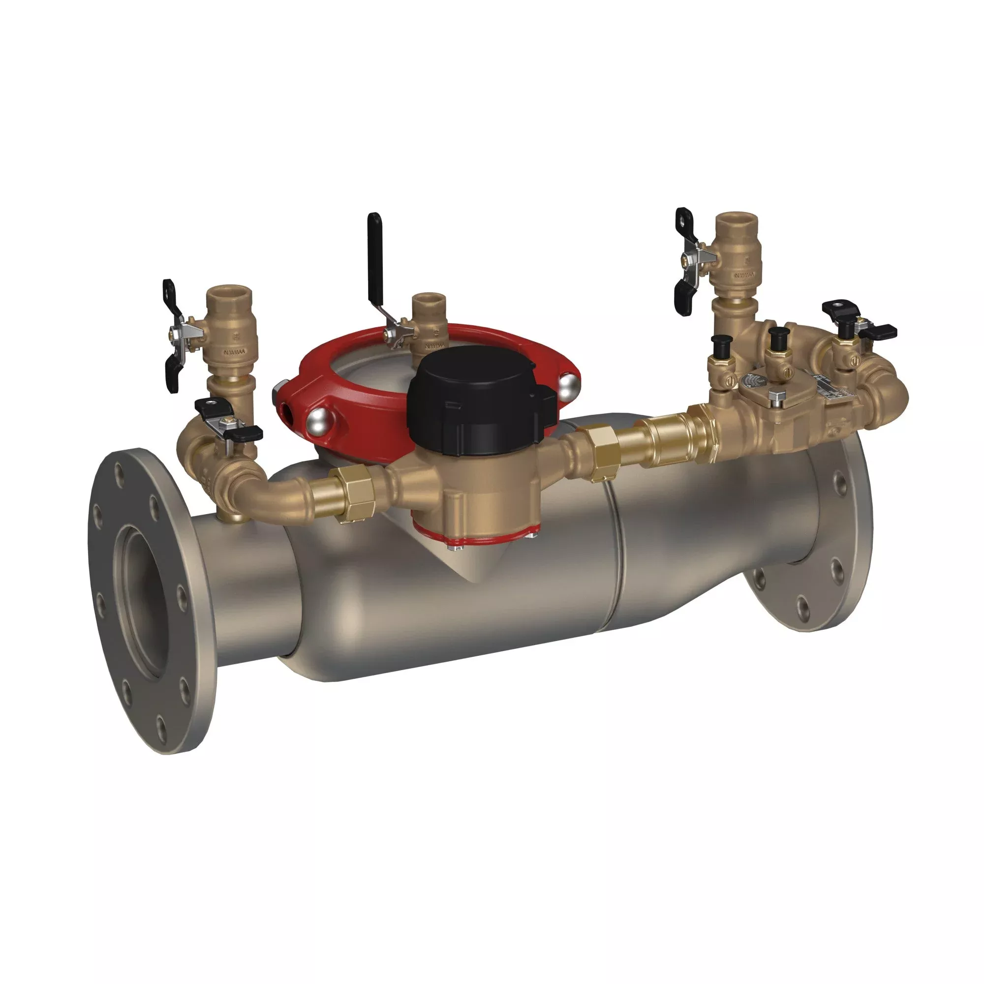 0691053 (Ames-Deringer) | 3 Inch | SS Double Check Detector Backflow P