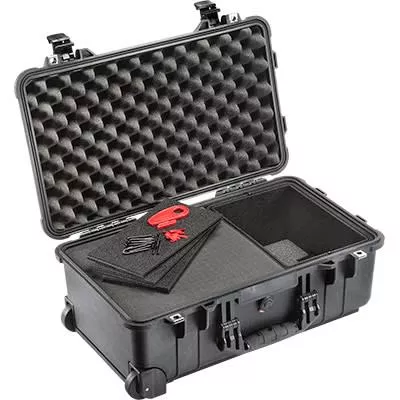 1510TPF Case Black with Trek Pack and Pick n Pluck Foam - Foamerica