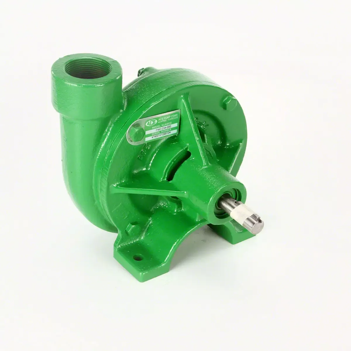 Ace Pumps (FMC-CW-200) Frame Mounted Centrifugal Pump with 2" Suction x 1 1/2" Discharge
