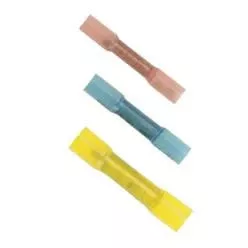 Ancor 22-18G 100PC Red Butt Connector Heat Shrink Red