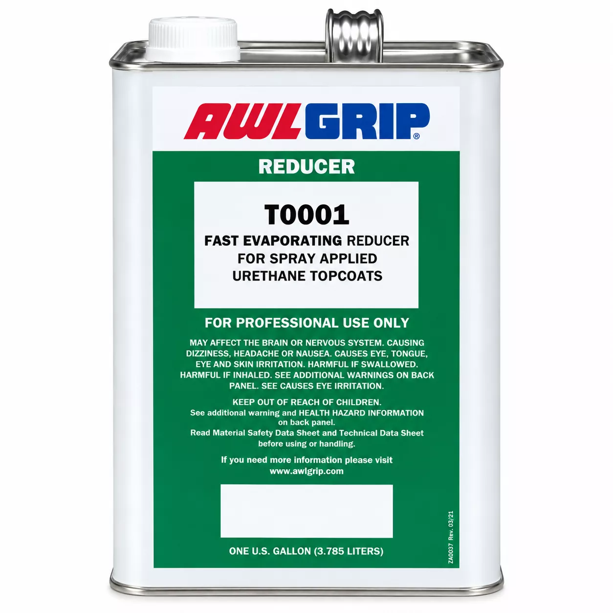Awlgrip Fast Spray Reducer T0001 Gallon