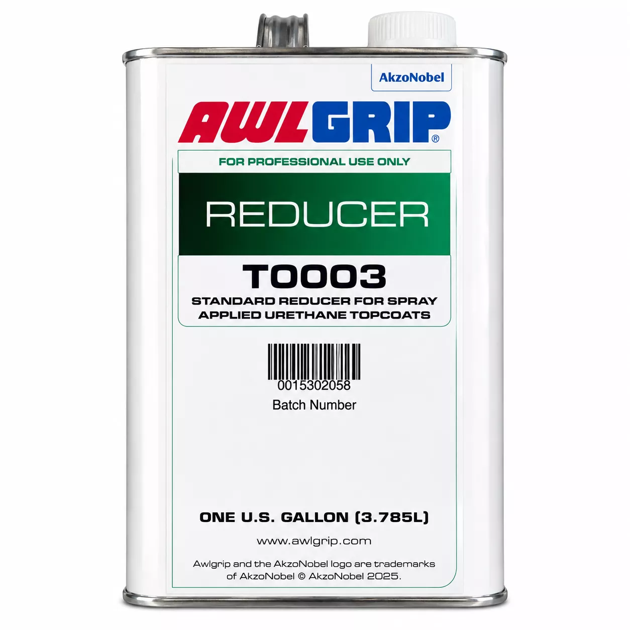 Awlgrip Standard Spray Reducer T0003 Gallon