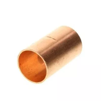 CU 600 2-1/2 (Mueller) | Coupling W/ Stop C X C ID (100-T) | Copper Fi
