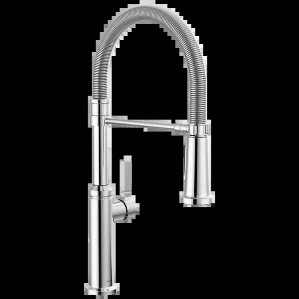 Delta - Rhett Single Handle Pull-Down Kitchen Faucet With Spring Spout