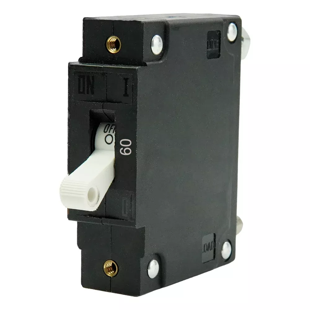 Egis C Series White Toggle Panel Mount Circuit Breaker - Single Pole 60A [3501-060]