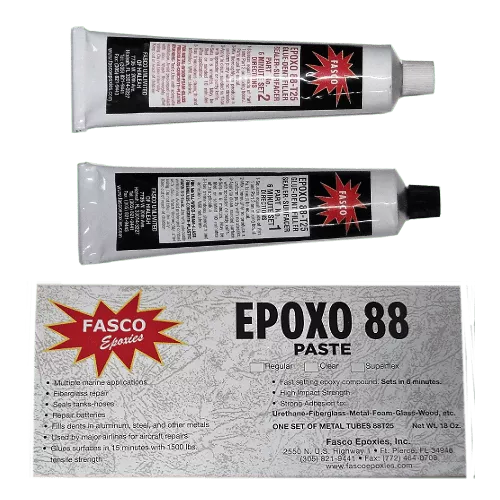 FASCO EPOXO 88 PASTE 18oz CLEAR