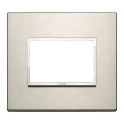 Imtra Eikon Evo Plate, Natural Bronze Aluminum, 3 Module — VM21653.04
