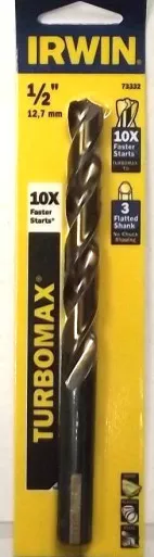 Irwin Turbo Max 1/2'' Drill Bit