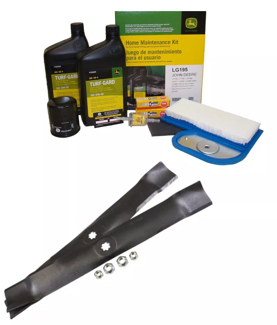 "John Deere Original Equipment Model LT180 Maintenance Kit + Mulching