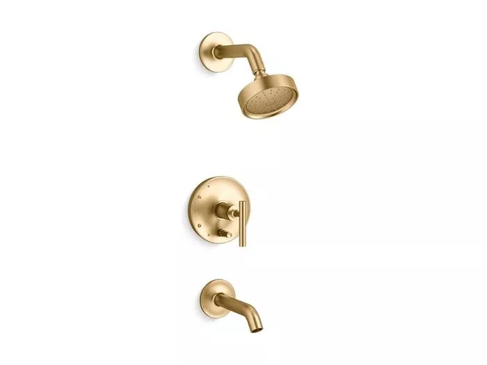 Kohler - Purist Rite-Temp Bath And Shower Trim Kit With Push-Button Di