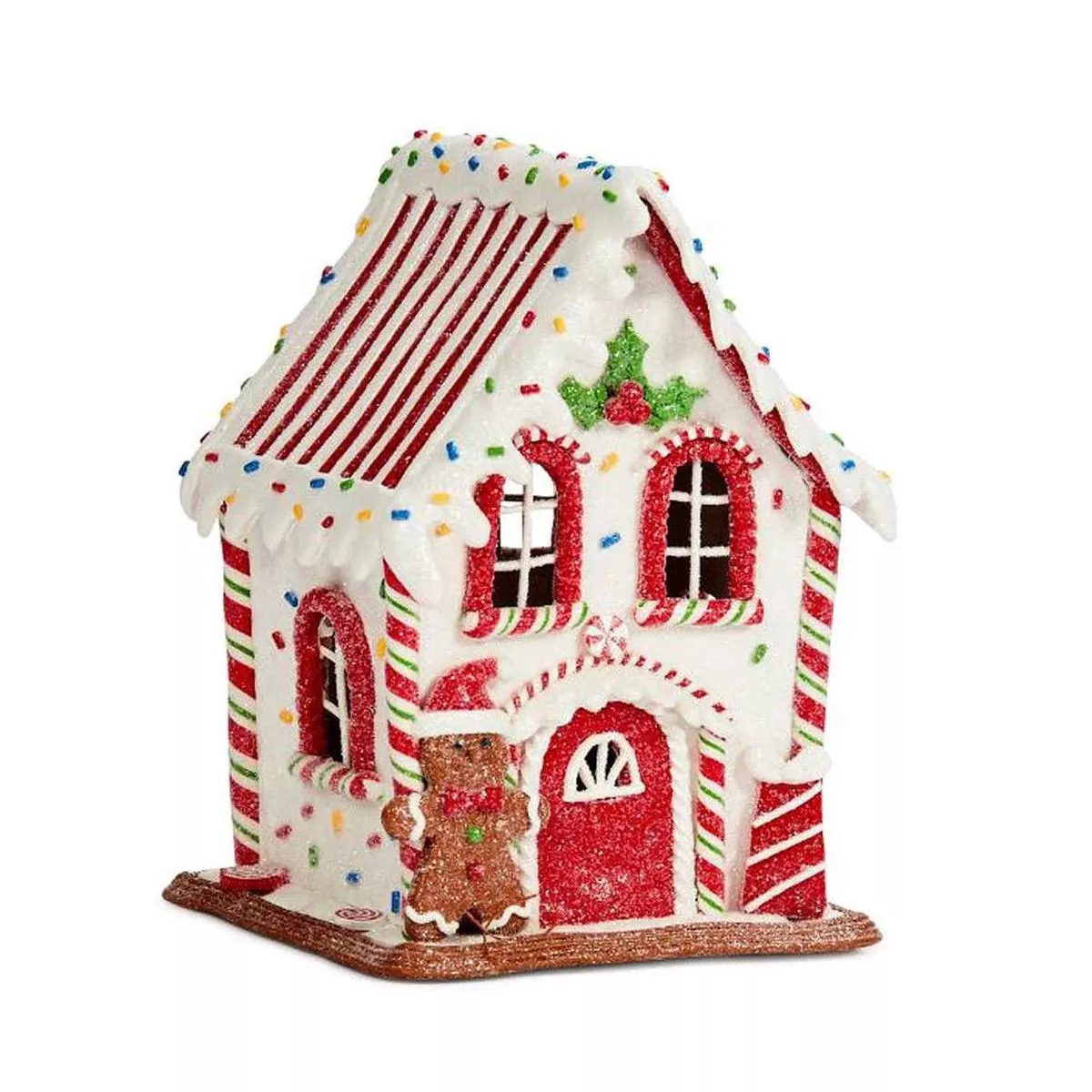 LED Gingerbread House 20x14x14cm