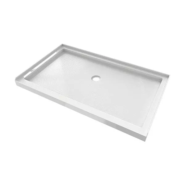Maidstone - 36 x 60 Inch Acrylic Shower Base Center Drain - White