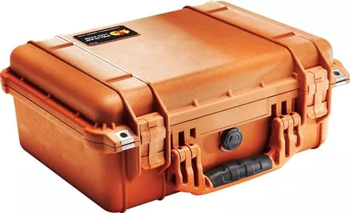 Pelican Protector 1450 Case Orange With Padded Dividers - Foamerica