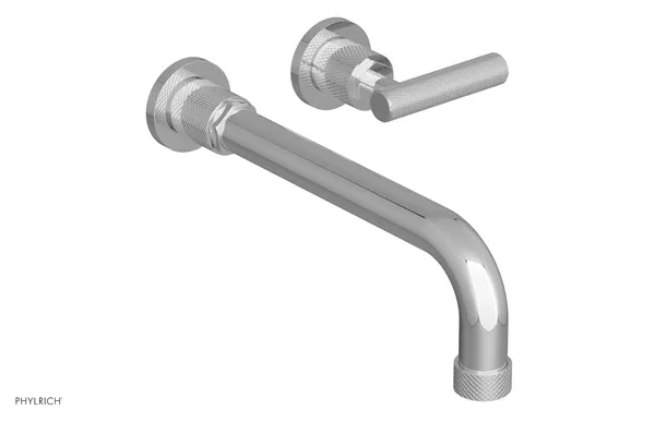 Phylrich - Dustrie Single Handle Wall Lavatory Set 10 Inch Spout - Knu