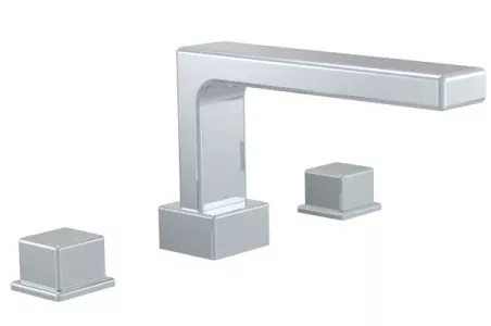 Phylrich - Mix Deck Tub Set Trim Only Cube Handles