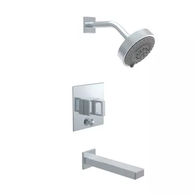 Phylrich - Mix Pressure Balance Tub/Shower Set Trim Only Ring Handle