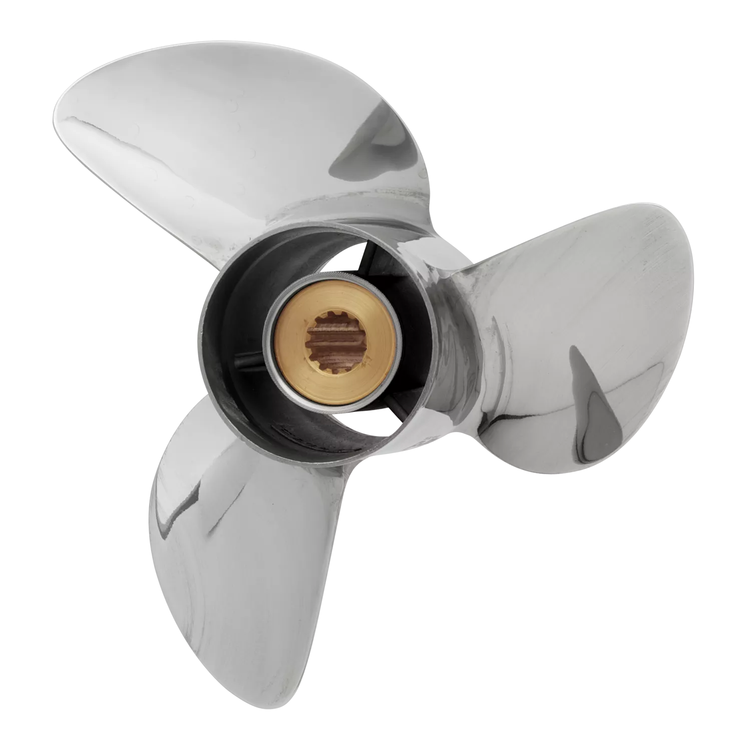 PowerTech SCB 3 Blade Stainless Propeller - Tohatsu / Nissan