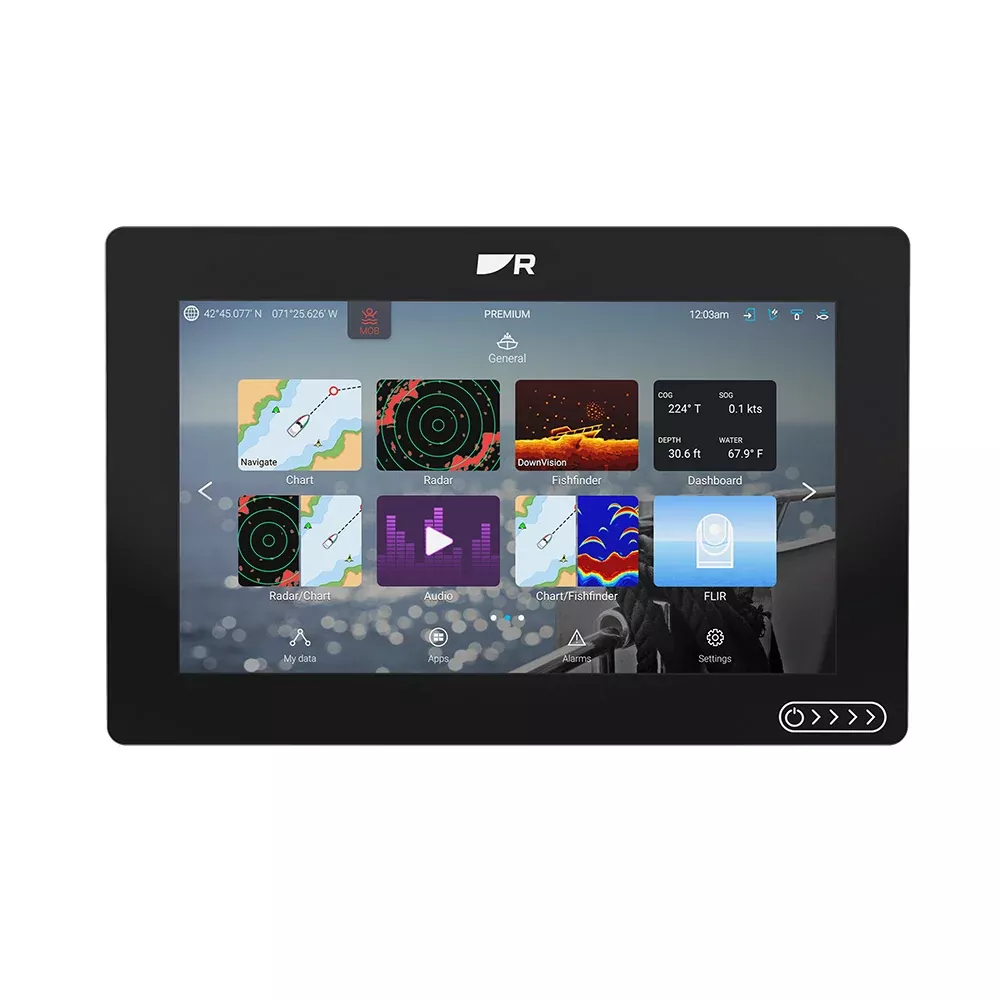 Raymarine Axiom 2 RV 9" Chartplotter/Fishfinder w/RealVision 3D Sonar, Lighthouse North America ChartRV-100 Transducer [E70723-03-102]