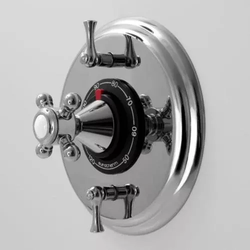 Sigma - 1/2 Inch Thermostatic Set, Two Volume Controls, Trim Salem
