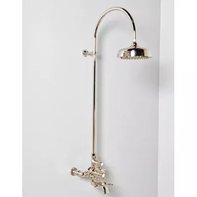 Strom Living - Exposed Thermostatic Shower Set with Gooseneck Riser an