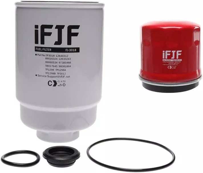 TP3018 Fuel Filter + 29539579 Transmission Filter for Duramax 6.6L — Combo