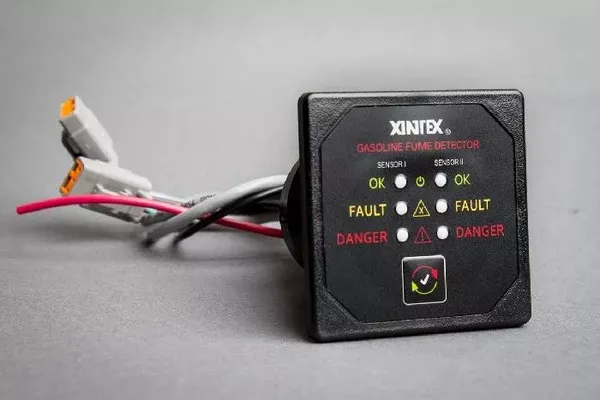 Xintex G-2B Gas Fume Detector 2""Flush Mount Black