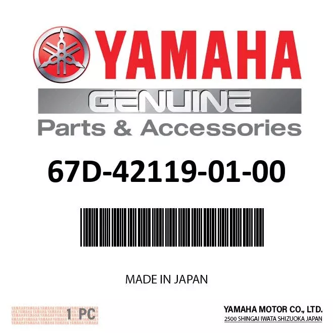 Yamaha 67D-42119-01-00 - Grip, steering handle