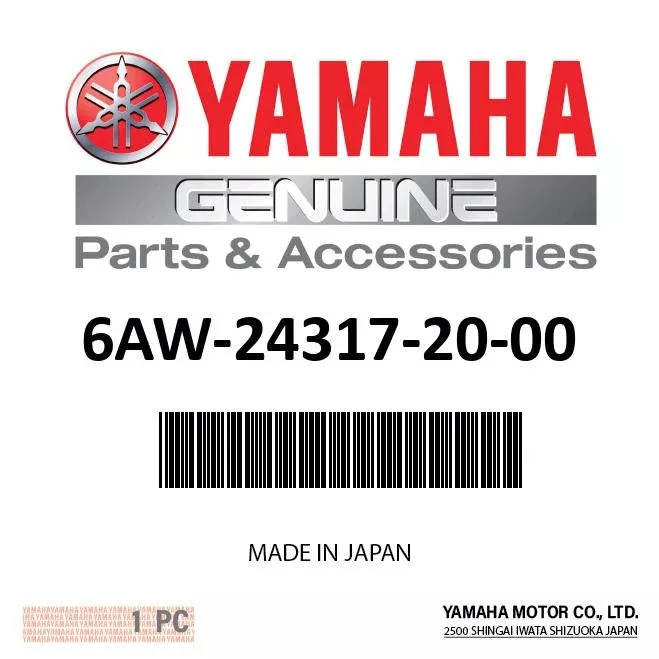 Yamaha 6AW-24317-20-00 - Pipe 7