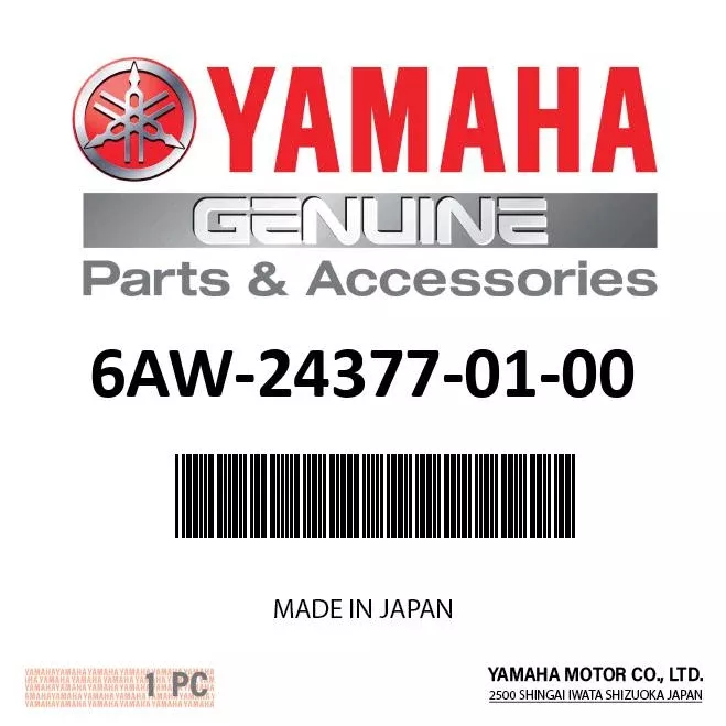 Yamaha 6AW-24377-01-00 - Pipe, joint 2